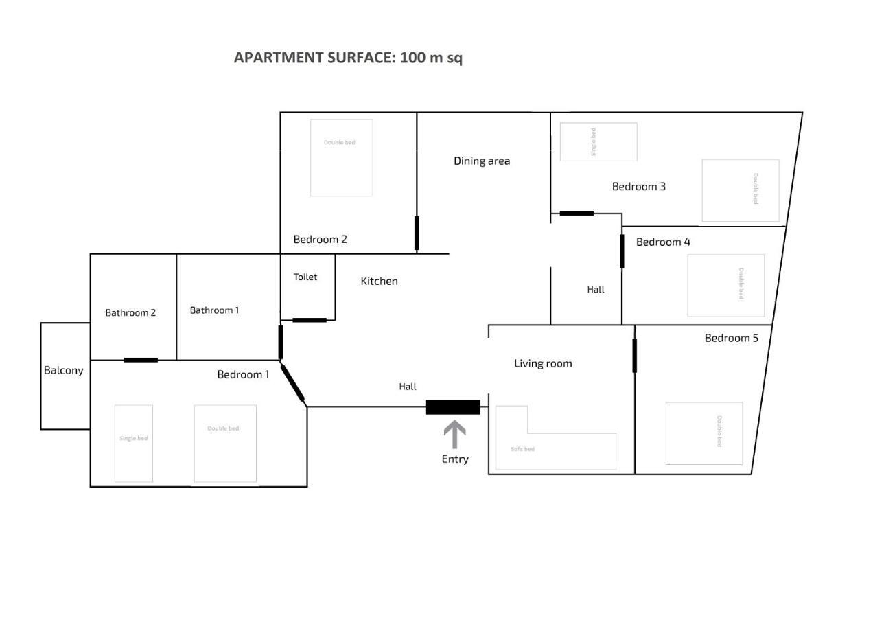 Patterned Apartment Zyblikiewicza Street Cracóvia Exterior foto